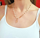 CHRISTINA pearls with crystals Necklace