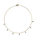 MONA crystal charm necklace - MARIA MOYSEOS JEWELLERY BOUTIQUE